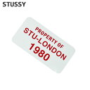 正規品・本物保証 新品 ステューシー STUSSY STU-LONDON STICKER ステッカー メンズ レディース スケート ストリート エイトボール ス...