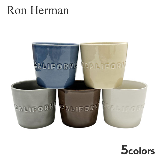 正規品・本物保証 新品 ロンハーマン Ron Herman RH California Emboss Logo Mug マグカップ メンズ レディース 新作 ビ...