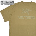 正規品・本物保証 新品 アークテリクス ARC'TERYX Kragg SL Cotton Bird Word SS Tシャツ X000009535 メンズ レ...
