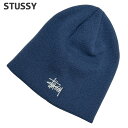 正規品・本物保証 新品 ステューシー STUSSY BASIC SKULLCAP BEANIE ビーニー ニットキャップ メンズ レディース 新作 スケート ス...