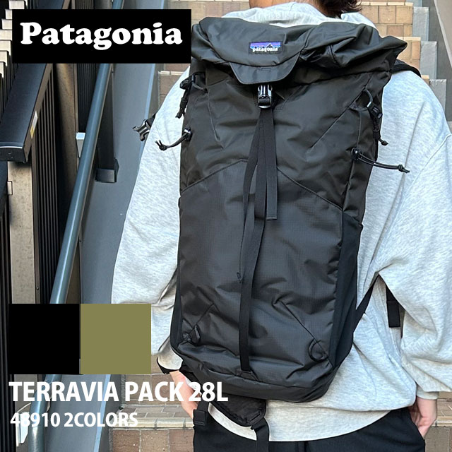楽天CliffEdgeR正規品・本物保証 新品 パタゴニア Patagonia TERRAVIA PACK 28L テラヴィア パック バックパック 48910 バックパック メンズ レディース アウトドア キャンプ サーフ 海 山 新作 グッズ