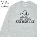 正規品・本物保証 新品 ヴイエー V.A. VAT BAKERY PEANUTS C/N SWEAT ピーナッツ クルーネック スウェット メンズ レディース ...