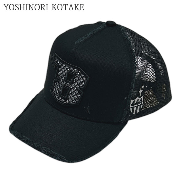 正規品・本物保証 新品 ヨシノリコタケ YOSHINORI KOTAKE 8 LOGO LAME MESH CAP ロゴ メッシュ キャップ メンズ レディース 新作 トラッカー ヘッドウェア