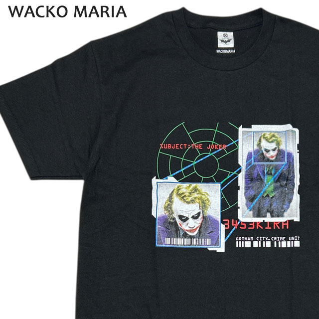 正規品・本物保証 新品 ワコマリア WACKO MARIA 25SS THE DARK KNIGHT TRILOGY / CREW NECK T-SHIRT Tシャツ メンズ 2025SS 新作 ダークナイトトリロジー ジョーカー JOKER 半袖Tシャツ
