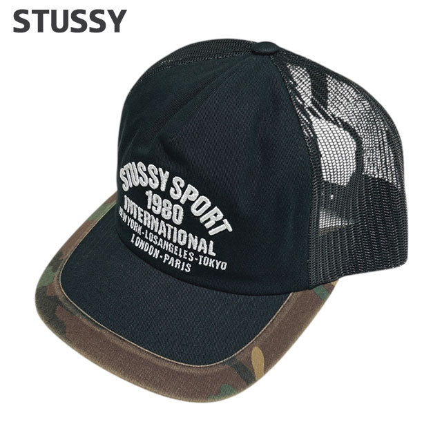 楽天CliffEdgeR正規品・本物保証 新品 ステューシー STUSSY TRUCKER INTERNATIONAL SNAPBACK トラッカー キャップ メンズ レディース 新作 スケート ストリート エイトボール ストックロゴ ヘッドウェア
