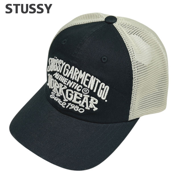 楽天CliffEdgeR正規品・本物保証 新品 ステューシー STUSSY LOW PROFILE WORKGEAR STRAPBACK メッシュ キャップ メンズ レディース 新作 スケート ストリート エイトボール ストックロゴ ヘッドウェア
