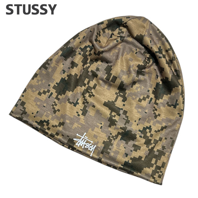 楽天CliffEdgeR正規品・本物保証 新品 ステューシー STUSSY SKULLCAP DIGI CAMO スカル ニット キャップ メンズ レディース 新作 スケート ストリート エイトボール ストックロゴ ヘッドウェア