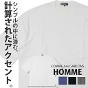 正規品・本物保証 新品 コムデギャルソン オム COMME des GARCONS HOMME S/S TEE Tシャツ メンズ レディース ロゴ クルーネック...