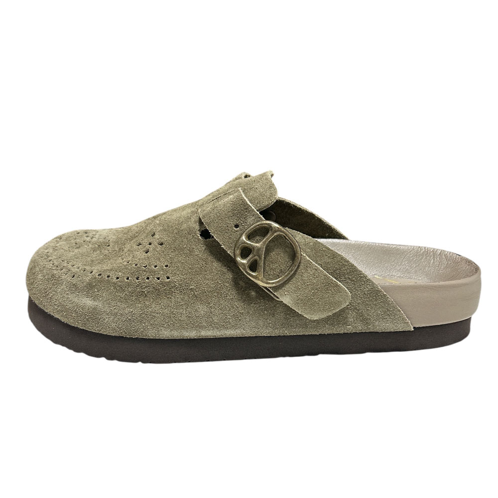 正規品・本物保証 新品 ニードルズ NEEDLES 25FW Clog Sandal Suede サンダル メンズ レディース 2025FW 2025AW 25AW 新作 ニードルス パピヨン 蝶 刺繍 フットウェア
