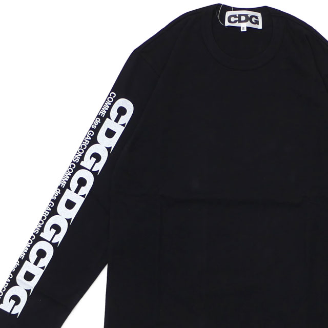 正規品・本物保証 CDG シーディージー CDG L S TEE 長袖Tシャツ BLACK 202000967031+【新品】 COMME des GARCONS コムデギャルソン TOPSのサムネイル