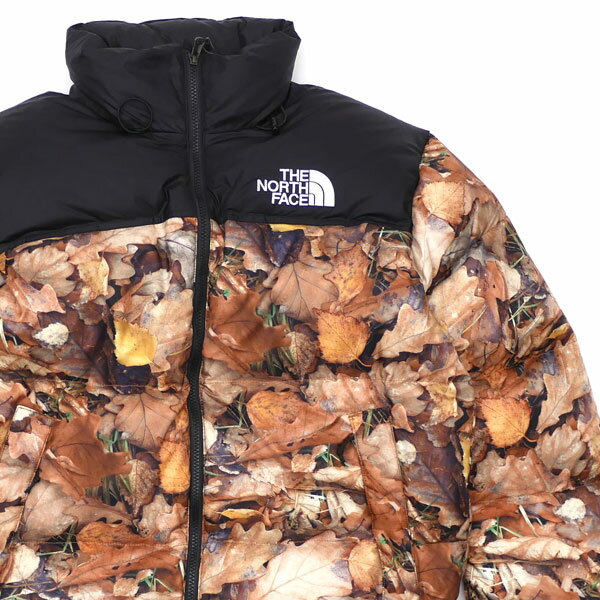 シュプリーム 正規品・本物保証 シュプリーム Supreme x ザノースフェイス THE NORTH FACE 16FW Nuptse Jacket ヌプシ ダウン ジャケット LEAVES メンズ Mサイズ 【新古品/未使用】 2016FW 130003019049 (OUTER) CE02