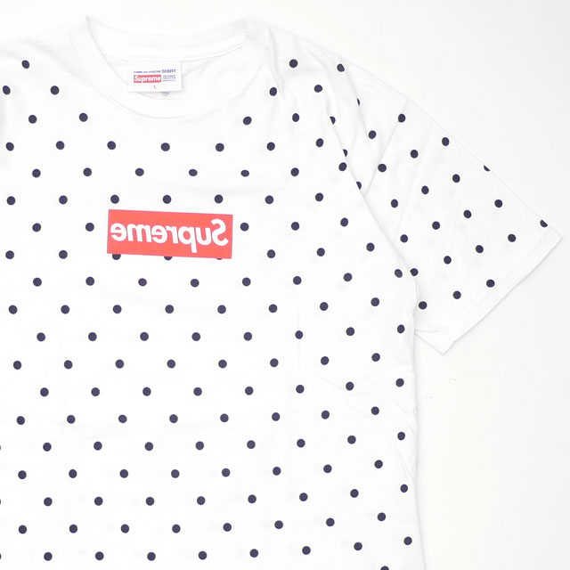 シュプリーム Supreme x コムデギャルソン シャツ COMME des GARCONS SHIRT Box Logo Tee ボックスロゴ Tシャツ WHITE ホワイト メンズ Lサイズ 104002226050 【中古】 (半袖Tシャツ) 39ショップ