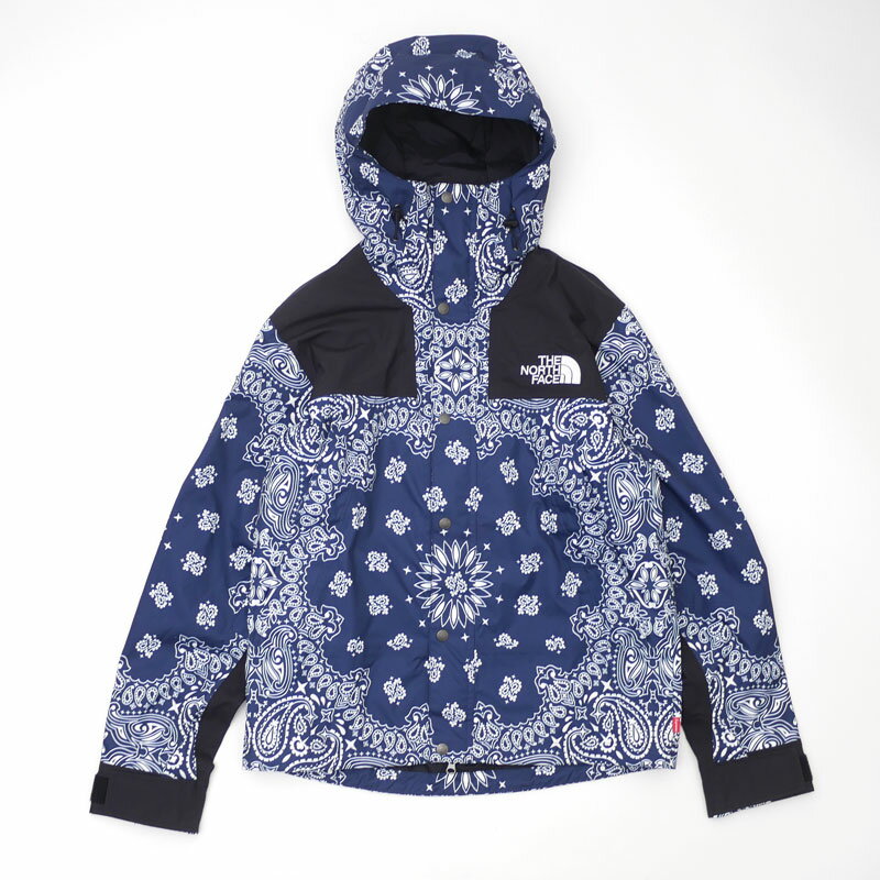 シュプリーム Supreme x ザ・ノースフェイス THE NORTH FACE 14FW Bandana Mountain Parka Jacket バンダナ ペイズリー NAVY メンズ Mサイズ 2014FW 130003024047 (OUTER) 39ショップ