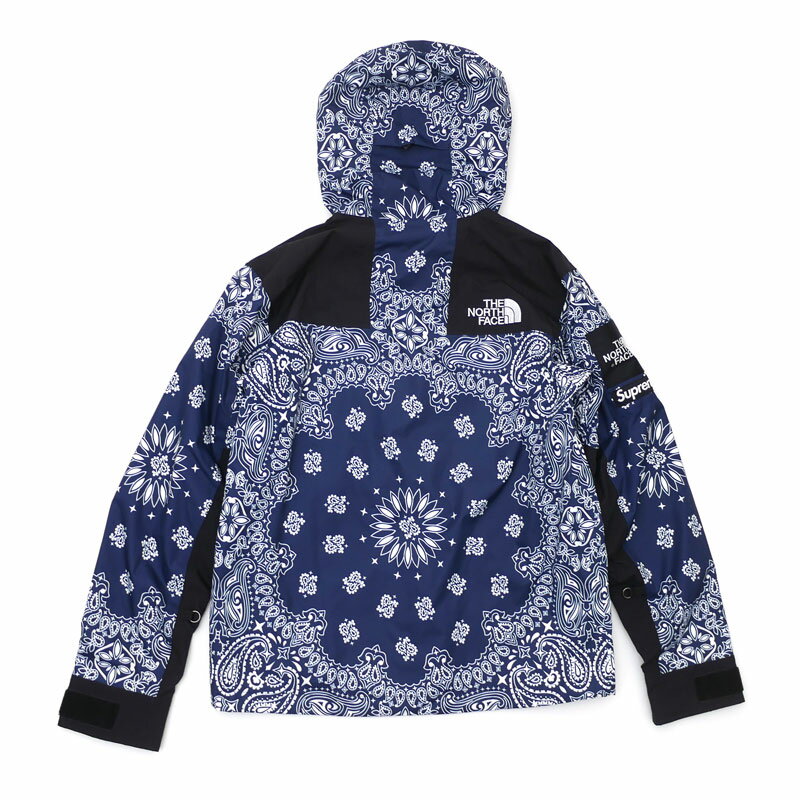 シュプリーム Supreme x ザ・ノースフェイス THE NORTH FACE 14FW Bandana Mountain Parka Jacket バンダナ ペイズリー NAVY メンズ Mサイズ 2014FW 130003024047 (OUTER) 39ショップ