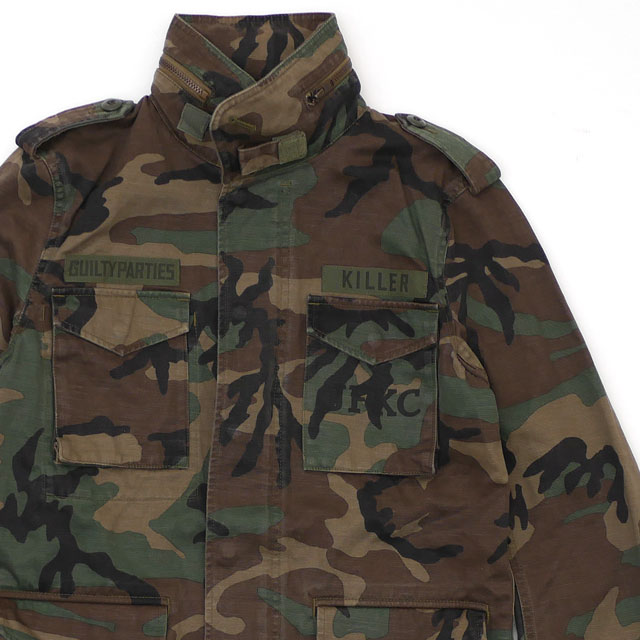 正規品 本物保証 ワコマリア WACKO MARIA DOT M-65 JACKET ジャケット WOODLAND CAMO ウッドランドカモ メンズ Sサイズ 【中古】 130003236039 (OUTER) CE02