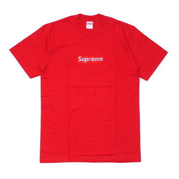 新古品/未使用 シュプリーム Supreme 19SS 25th Anniversary Swarovski Box Logo Tee 25周年記念 スワロフスキー ボックスロゴ Tシャツ RED レッド メンズ Sサイズ 104002875033 (半袖Tシャツ)