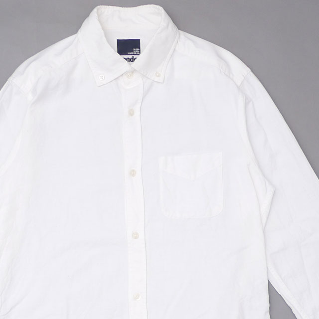 正規品 本物保証 ベンダーシングス vendor Things Oxford Shirt オックスフォード 長袖シャツ WHITE ホワイト メンズ Mサイズ 【中古】 116003045040 ノンネイティブ nonnative (TOPS)