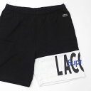 正規品 本物保証 シュプリーム SUPREME x ラコステ LACOSTE 19FW Logo Panel Sweatshort スウェットショーツ BLACK ブラック メンズ Sサイズ 【中古】 2019FW 144001685031 (パンツ) CE02