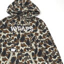 正規品・本物保証 ダブルタップス WTAPS 18AW DESIGN HOODED COLLEGE SWEAT SHIRT フーディー スウェット パーカー 1...