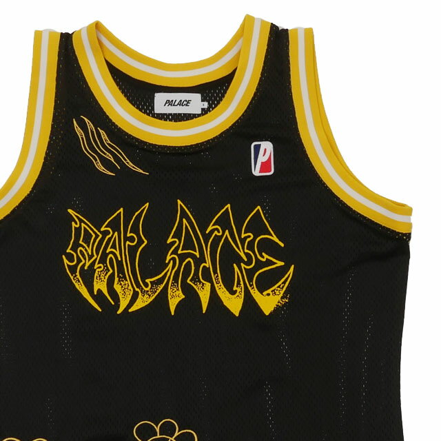 正規品 本物保証 パレス スケートボード Palace Skateboards PALACE LOTTIES AIRTEX VEST タンクトップ BLACK ブラック メンズ Sサイズ 【中古】 (TOPS) CE02