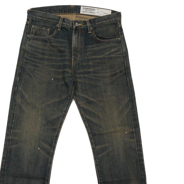 正規品 本物保証 新品 ネイバーフッド NEIGHBORHOOD 18AW WASHED.DP MID/14OZ-PT デニム 182DCNH-PTM11 INDIGO インディゴ メンズ Mサイズ 2018AW (パンツ)