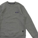 正規品・本物保証 新古品/未使用/難有り パタゴニア Patagonia P-6 Label Uprisal Sweat 39627 P-6 ラベル アップライザル クルー スウェットシャツ 39627 GRAVEL HEATHER GLH グレー XSサイズ (SWT/HOODY) CE01