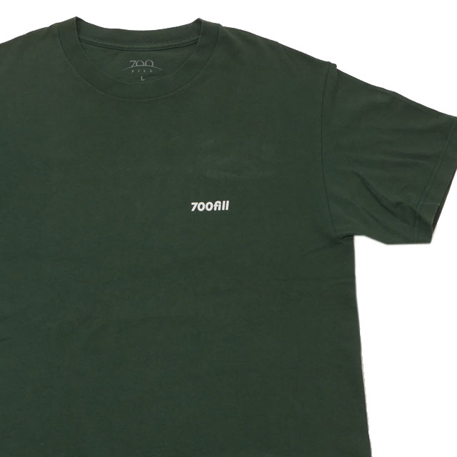 正規品・本物保証 セブンハンドレッドフィル 700fill Small Payment Logo Tee Tシャツ GREEN グリーン メンズ Lサイズ 【中古】 (半袖Tシャツ) CE02