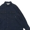 正規品 本物保証 新品 ダブルタップス WTAPS 23SS CBW/LS DENIM SHIRT デニム 長袖シャツ ジャケット 231BRDT-SHM01 2023SS (TOPS) CE01