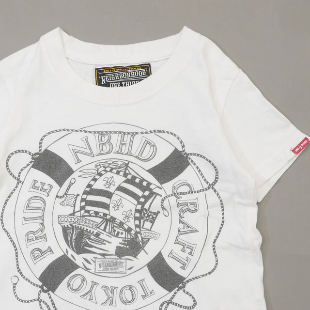 楽天CliffEdgeR正規品・本物保証 ネイバーフッド NEIGHBORHOOD ONE THIRD（KIDS） CIRCLE TEE Tシャツ キッズ 【中古】子供 （半袖Tシャツ）