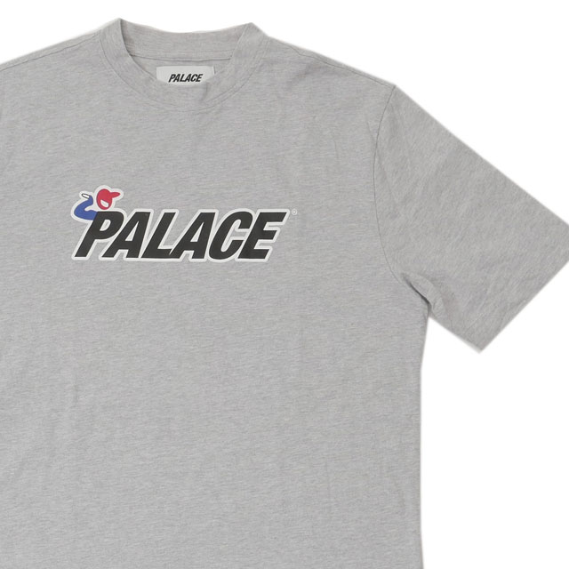 【価格見直しました】正規品・本物保証 パレス スケートボード Palace Skateboards BUNNING MAN T-SHIRT TEE Tシャツ GRAY メンズ Mサイズ【中古】 (半袖Tシャツ)