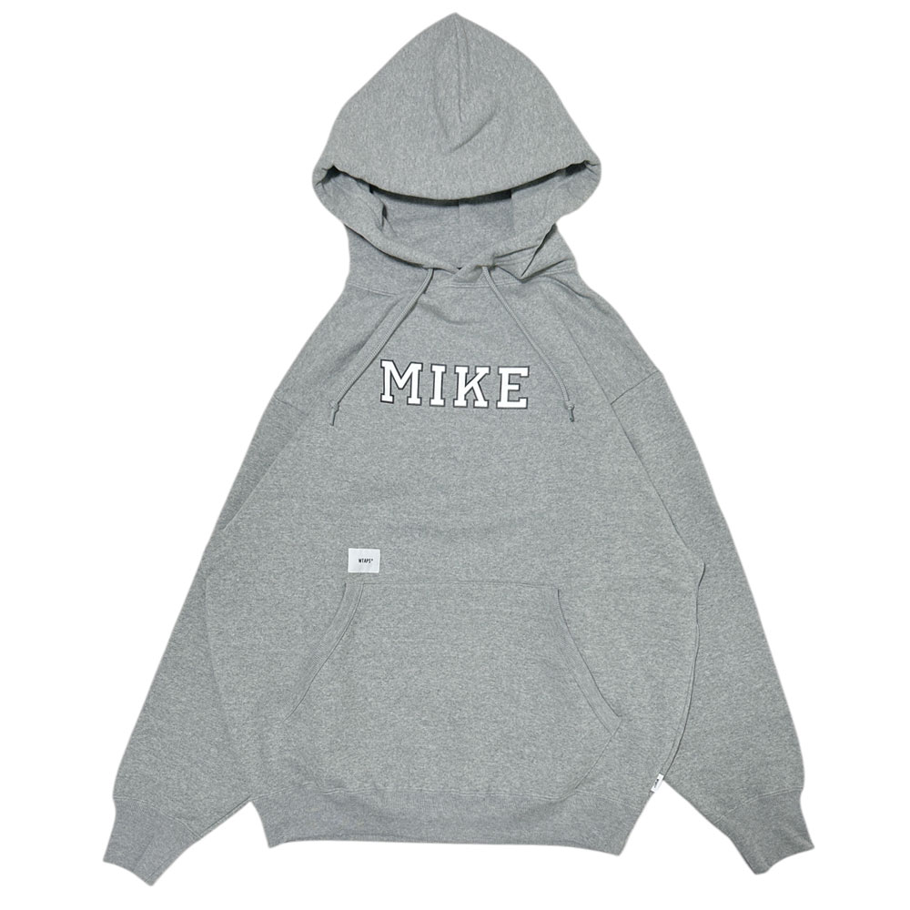 正規品・本物保証 新品 ダブルタップス WTAPS 24AW ACADEMY HOODY フーディー 242ATDT-CSM19 ASH GRAY メンズ サイズ2 Mサイズ　2024AW (SWT/HOODY)