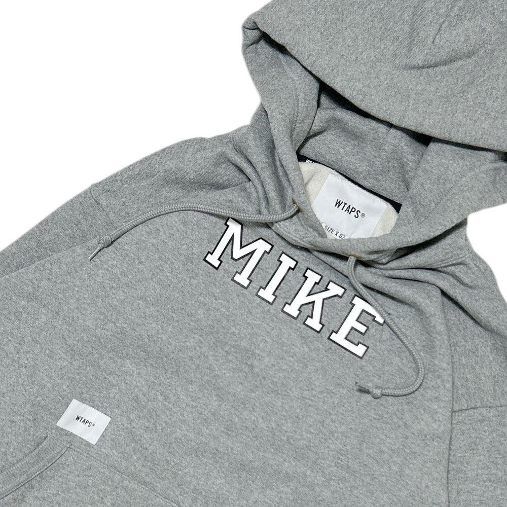 正規品・本物保証 新品 ダブルタップス WTAPS 24AW ACADEMY HOODY フーディー 242ATDT-CSM19 ASH GRAY メンズ サイズ2 Mサイズ　2024AW (SWT/HOODY)