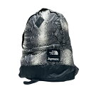 正規品・本物保証 シュプリーム Supreme x THE NORTH FACE ザ・ノースフェイス Lightweight Day Pack デイパック バックパック バッグ BLACK FREEサイズ【中古】 (グッズ)(4)