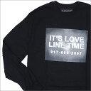  917(ナインワンセブン)(Nine One Seven) Love Line Long Sleeve T-Shirt (長袖Tシャツ) BLACK 202-000933-131+ (TOPS)