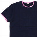 【数量限定特別価格】 Ron Herman(ロンハーマン) x Healthknit(ヘルスニット) Piping Sweat Crew (半袖スウェット) N...
