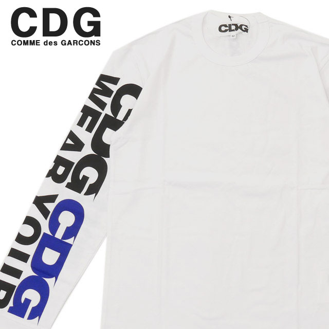 コム デ ギャルソン 【月間優良ショップ7度受賞】 CDG シーディージー FREEDOM L S TEE 長袖Tシャツ WHITE 202000966040 【新品】 コムデギャルソン COMME des GARCONS