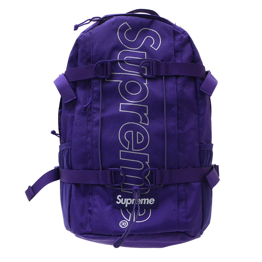 purple supreme backpack