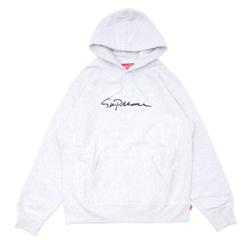 supreme script hoodie