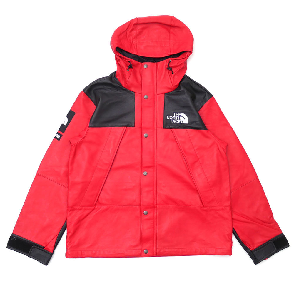 【2022年3月4月度 2ヶ月連続月間優良ショップ受賞】シュプリーム SUPREME x ザ・ノースフェイス THE NORTH FACE Leather Mountain Parka レザー マウンテン パーカ RED メンズ 【新品】 230001114143 39ショップ