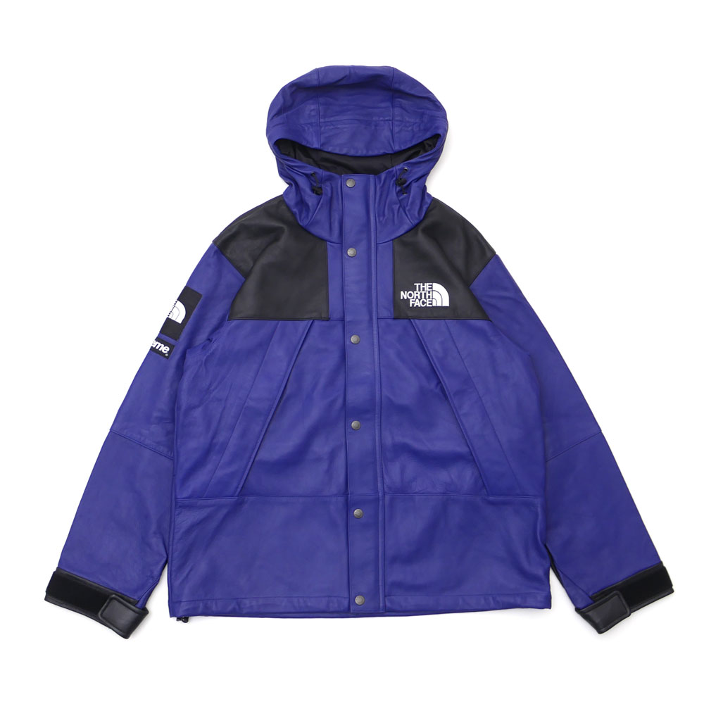 【2022年3月4月度 2ヶ月連続月間優良ショップ受賞】シュプリーム SUPREME x ザ・ノースフェイス THE NORTH FACE Leather Mountain Parka レザー マウンテン パーカ ROYAL メンズ 【新品】 230001114144 39ショップ