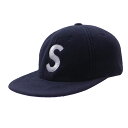 シュプリーム SUPREME Polartec S Logo 6-Panel Hat Sロゴ キャップ NAVY ネイビー 紺 メンズ 【新品】 265001107117