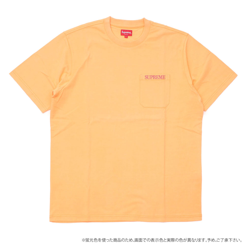 supreme orange tee