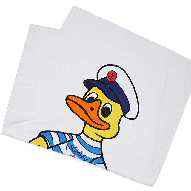NOAH : Captain Duck Beach Towel WHITE