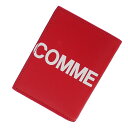 【2023年11月度 通算7度目の月間優良ショップ受賞】 新品 コムデギャルソン COMME des GARCONS Huge Logo Card Case カードケース RED レッド メンズ レディース