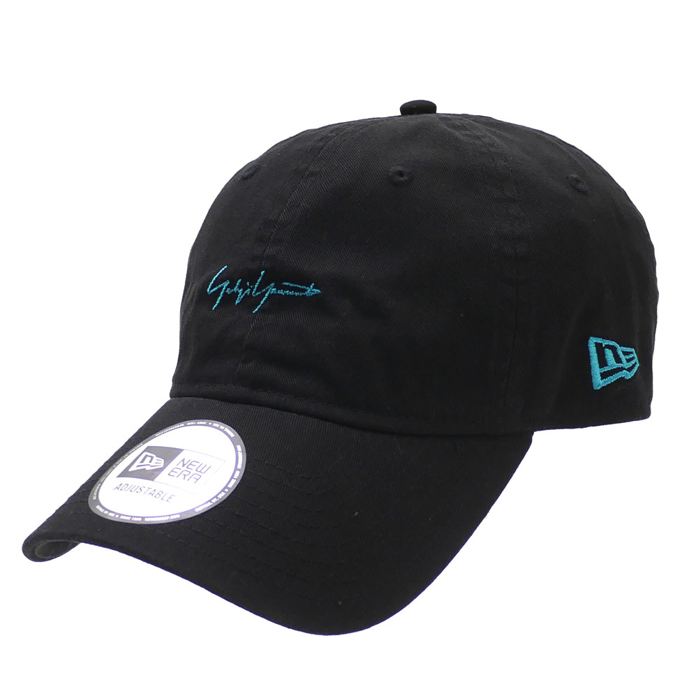 Yohji Yamamoto x NEW ERA : 9THIRTY CAP BLACKxTURQUOISE BLUE