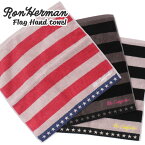 【2023年8月度 通算6度目の月間優良ショップ受賞】 新品 ロンハーマン Ron Herman Flag Hand towel 星条旗 ハンド タオル メンズ レディース