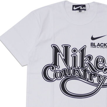 新品 ブラック コムデギャルソン BLACK COMME des GARCONS x ナイキ NIKE Country TEE Tシャツ WHITE ホワイト 白 メンズ 新作