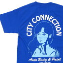 新品 オンエアー ON AIR City Connection S/SL Tee Tシャツ BLUE ブルー 青 メンズ 新作
