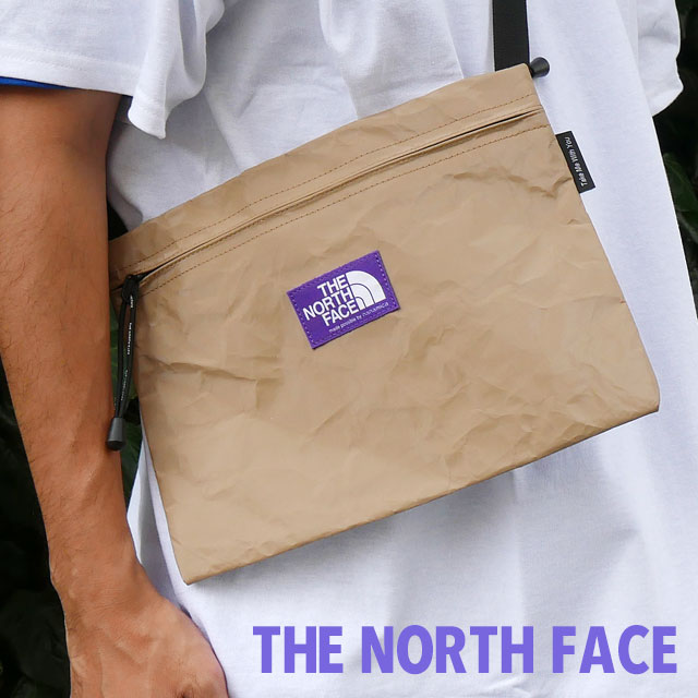 【月間優良ショップ7度受賞】 新品 ザ・ノースフェイス パープルレーベル THE NORTH FACE PURPLE LABEL Teck Paper Small Shoulder Bag ショルダー バッグ BE(BEIGE) NN7052Nのサムネイル