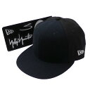 【数量限定特別価格】 新品 ヨウジヤマモト Yohji Yamamoto x ニューエラ NEW ERA 59FIFTY BLACK SERGE VELCRO PATCH 100TH CAP キャップ BLACK ブラック 黒 メンズ レディース